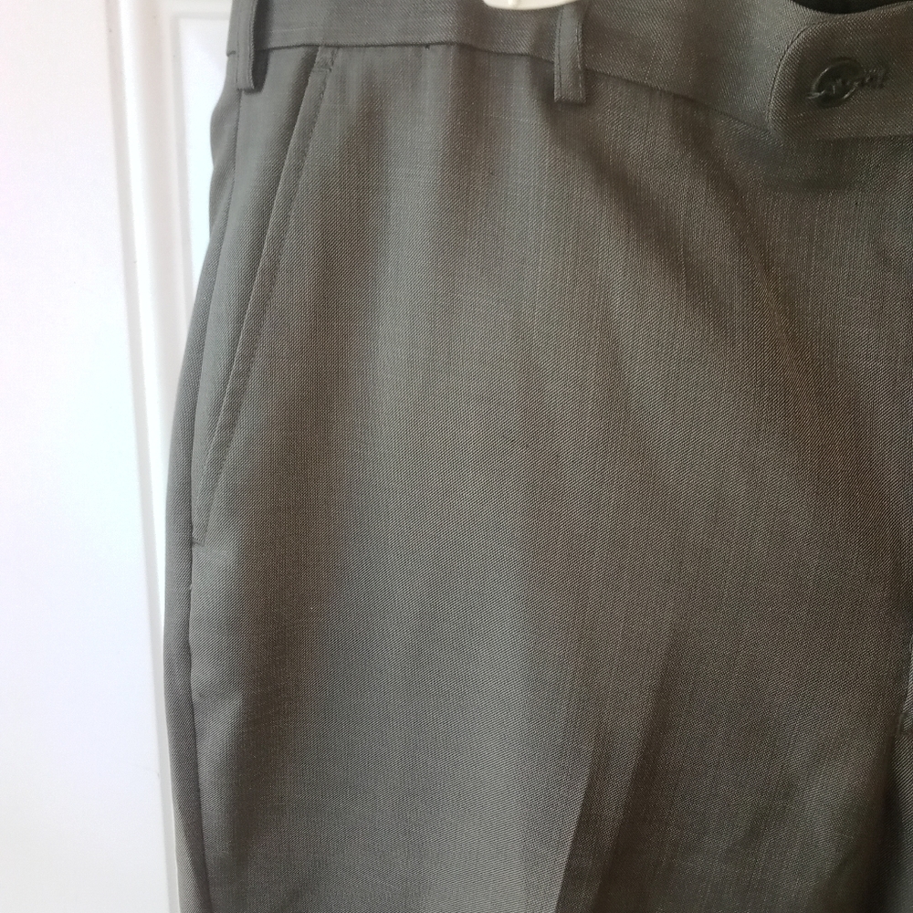George Flat Front Slacks - Picture 3 of 4